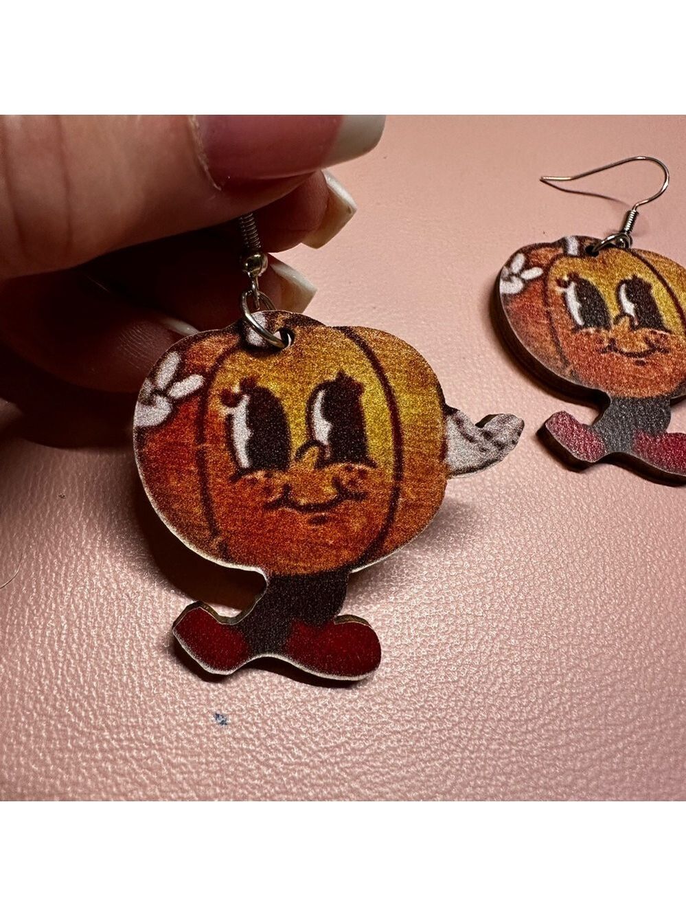 Fall Pumpkin Earrings
